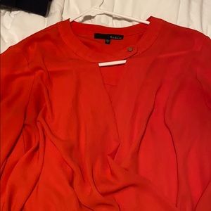 Ro & De Work Attire Blouse, Orange